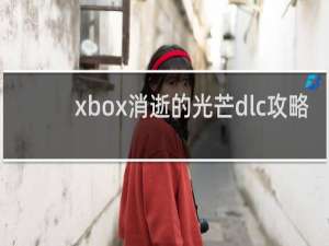 xbox消逝的光芒dlc攻略