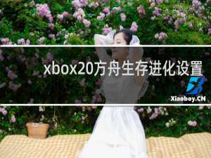 xbox 方舟生存进化设置