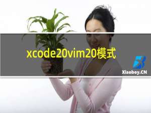 xcode vim 模式
