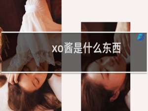 xo酱是什么东西（xo酱是什么酱）