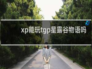 xp能玩tgp星露谷物语吗