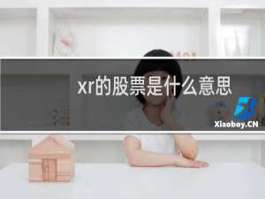 xr的股票是什么意思