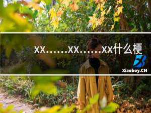 xx……xx……xx什么梗