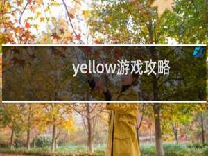 yellow游戏攻略