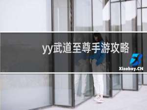 yy武道至尊手游攻略