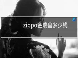 zippo金瑞兽多少钱