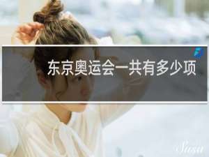 东京奥运会一共有多少项目