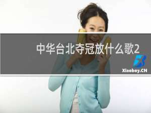 中华台北夺冠放什么歌2021