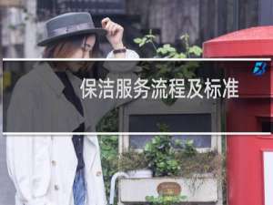 保洁服务流程及标准 - 保洁清洁流程及标准培训