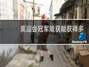奥运会冠军能获能获得多少金牌