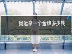 奥运拿一个金牌多少钱