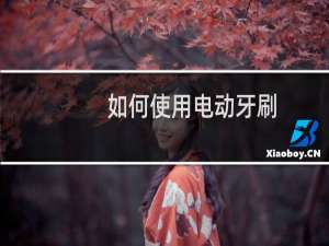 如何使用电动牙刷 - 电动牙刷玩b文