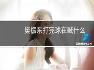 樊振东打完球在喊什么