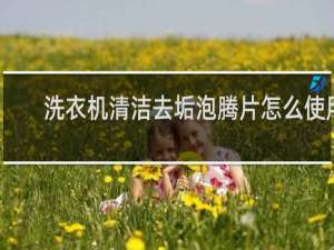 洗衣机清洁去垢泡腾片怎么使用 - 洗衣机泡腾片是骗局吗