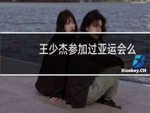 王少杰参加过亚运会么