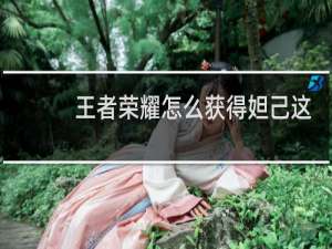 王者荣耀怎么获得妲己这个英雄