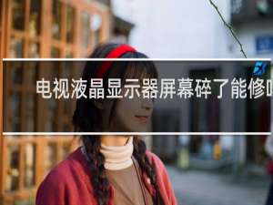电视液晶显示器屏幕碎了能修吗 - 电视机被小孩砸花屏能修吗?