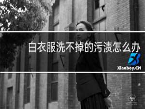 白衣服洗不掉的污渍怎么办 - 白衣服上有难洗的污渍怎么办