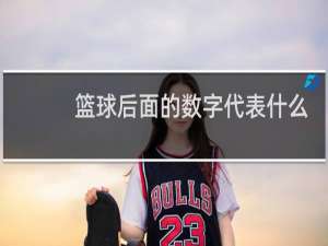 篮球后面的数字代表什么位置
