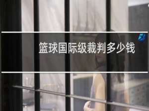 篮球国际级裁判多少钱