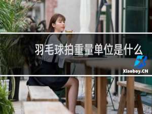 羽毛球拍重量单位是什么