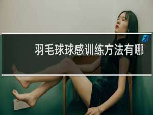 羽毛球球感训练方法有哪些