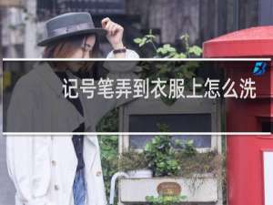记号笔弄到衣服上怎么洗 - 黑色记号笔的清洗妙招