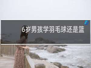 6岁男孩学羽毛球还是篮球