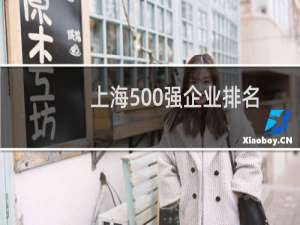 上海500强企业排名（上海外资500强企业名单）