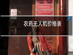 农药无人机价格表