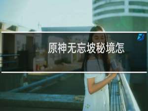 原神无忘坡秘境怎么开