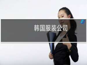 韩国服装公司