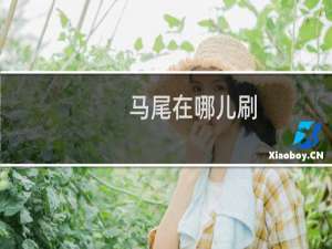 马尾在哪儿刷