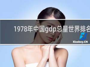 1978年中国gdp总量世界排名（1978年世界各国人均gdp）