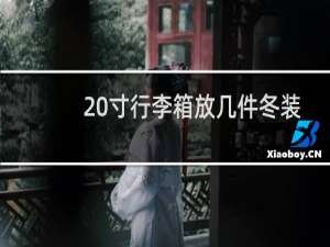 20寸行李箱放几件冬装