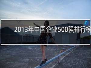 2013年中国企业500强排行榜（2021中国创新品牌500强）