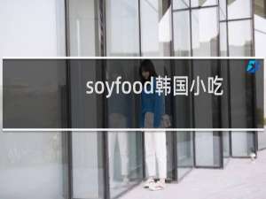 soyfood韩国小吃