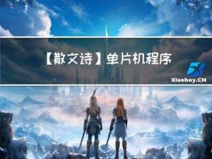 【散文诗】单片机程序基础