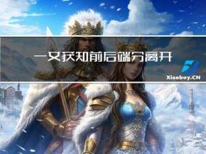 一文获知前后端分离开发的相关内容
