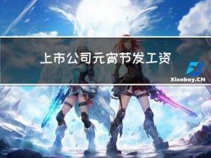 上市公司元宵节发工资吗