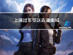 上海过年可以去海南吗