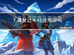下属发过年短信用回吗