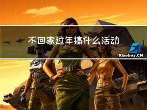 不回家过年搞什么活动