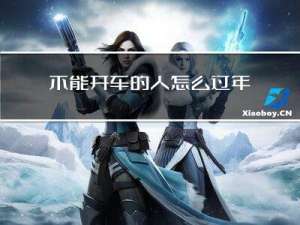 不能开车的人怎么过年