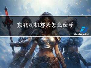 东北司机冬天怎么玩手机
