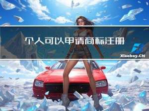 个人可以申请商标注册吗