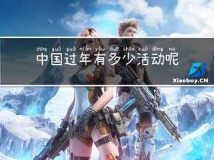 中国过年有多少活动呢