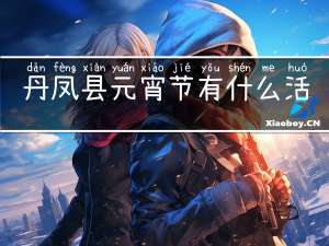 丹凤县元宵节有什么活动