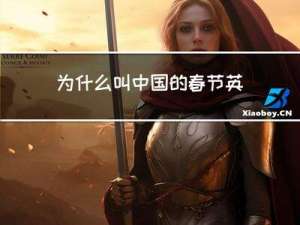 为什么叫中国的春节英文