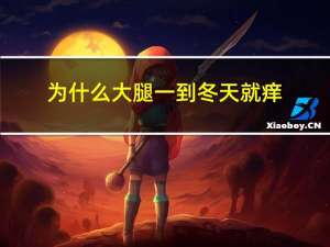 为什么大腿一到冬天就痒